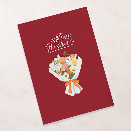 Best Wishes (maroon)