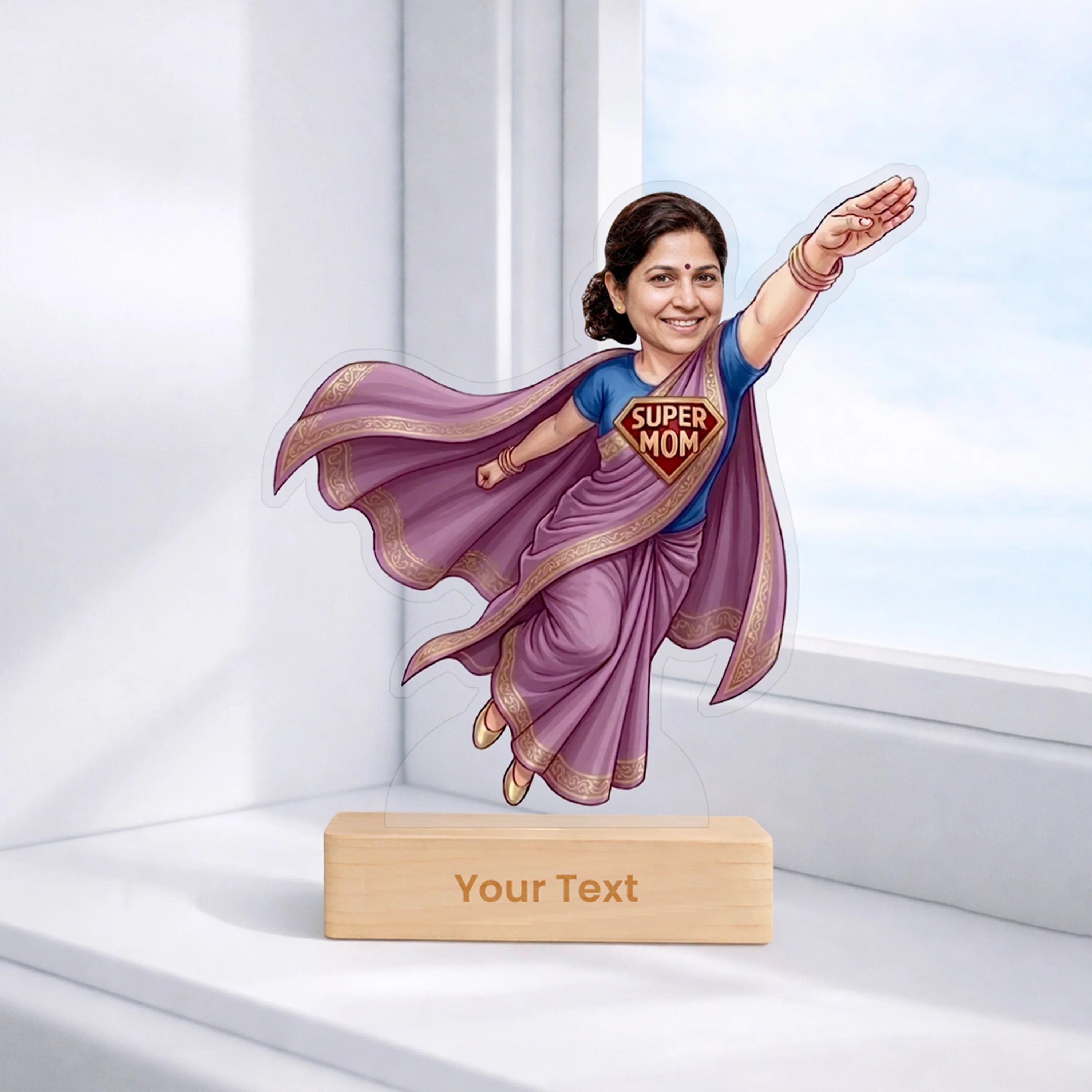 Super Mom Caricature
