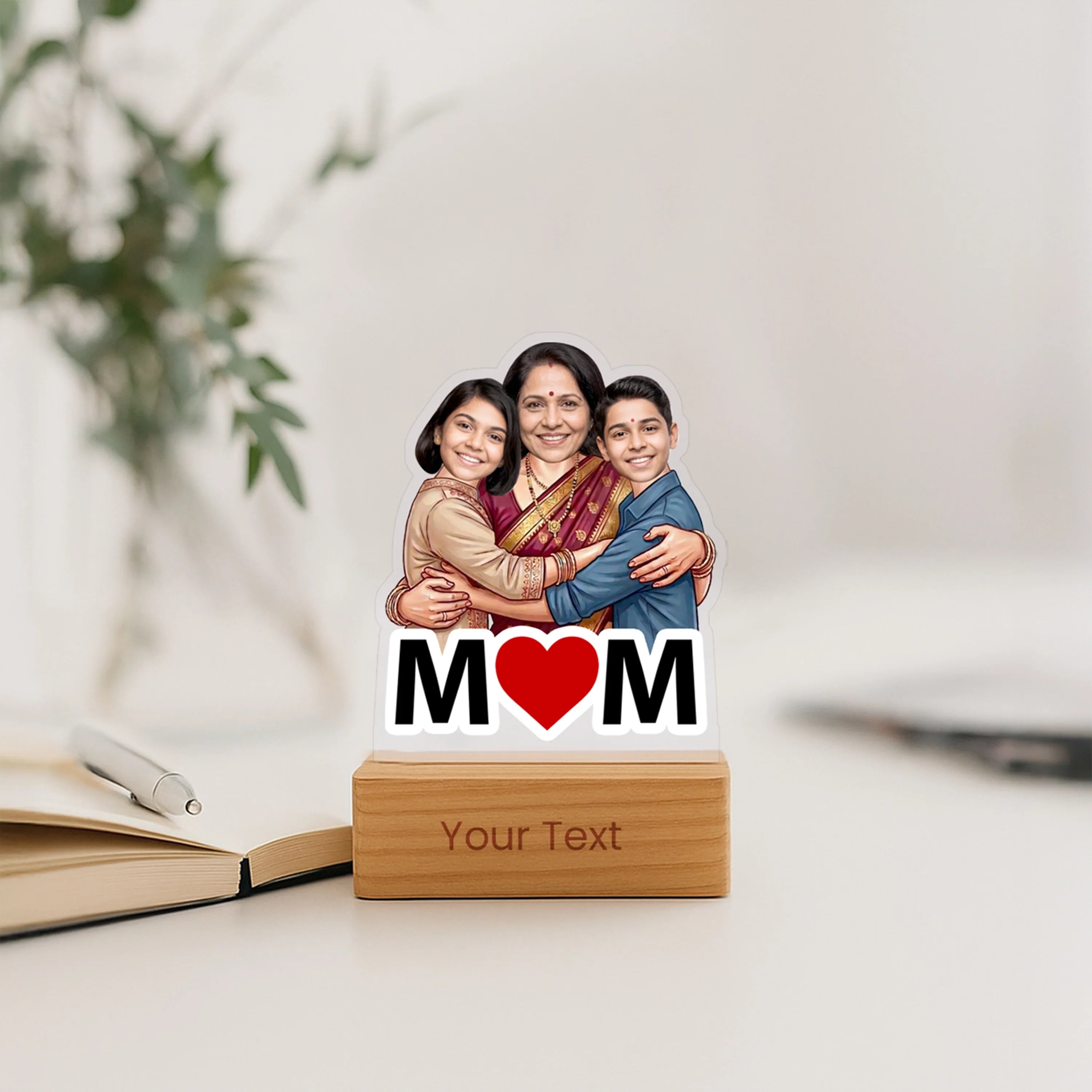 Love You Mom Caricature
