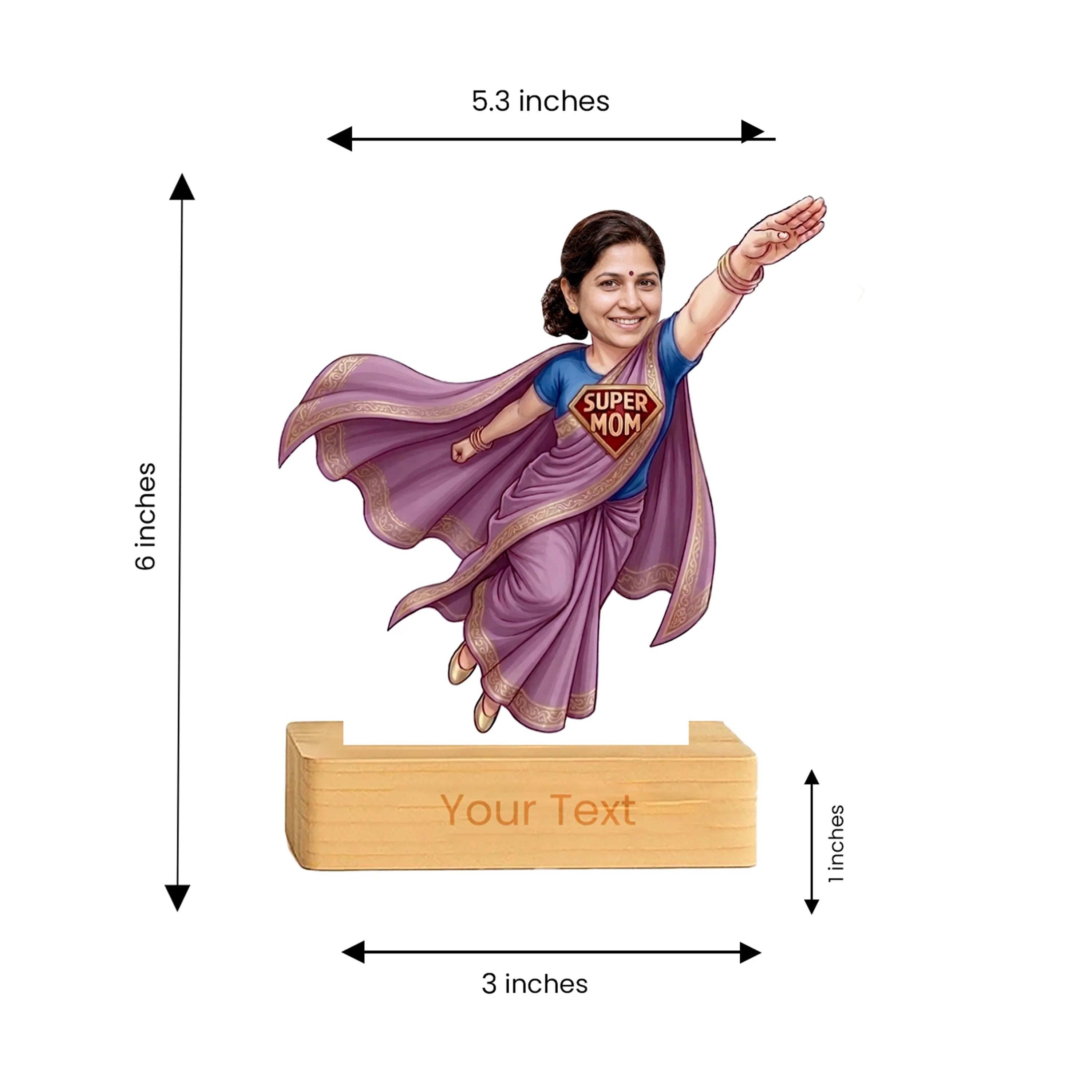 Super Mom Caricature